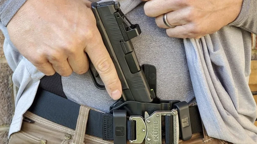 After a month carrying appendix, I have learned that choosing the correct holster/belt combo is essential for comfortable AIWB carry.