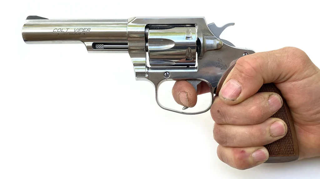 The exceptionally smooth and light double-action trigger pull measures between 8.5 and 9.2 pounds.