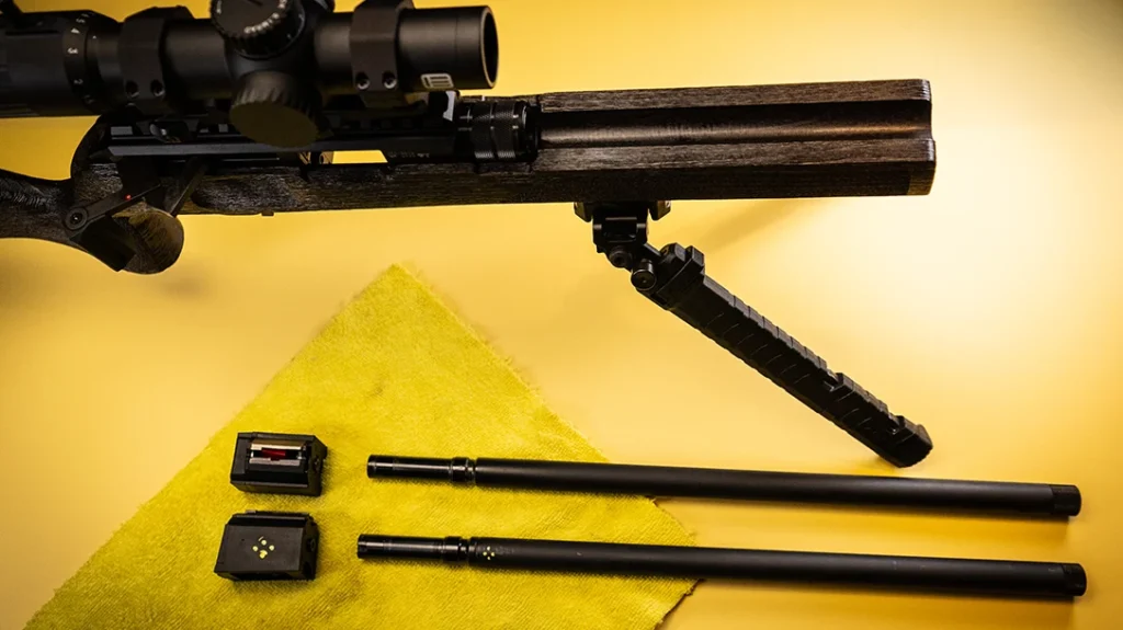 Hammerli made a smart move by building the Force B1 Convertible rifle around Ruger 10/22 magazines.