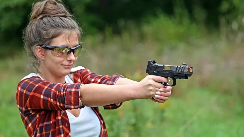 In my opinion, heavier handguns are more beginner-friendly and a better option to start with compared to lightweight options.