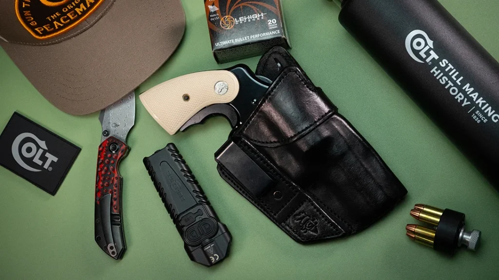 The author carried the 3-inch Colt Python in Side Guard Holsters’ Clip-Tuck.