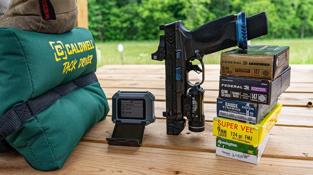 The author selected 124-grain and 147-grain match-quality ammunition as well as practice-quality ammo.