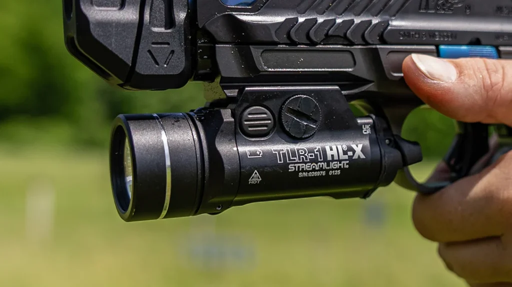 The author opted for the Streamlight TLR-1 HL-X Gun Light.