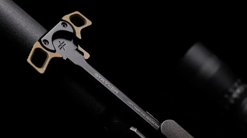 The Blackout Defense Quantum DTL Rifle uses a Stryker charging handle.