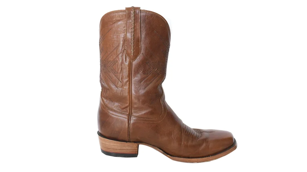 The boots are hand made.