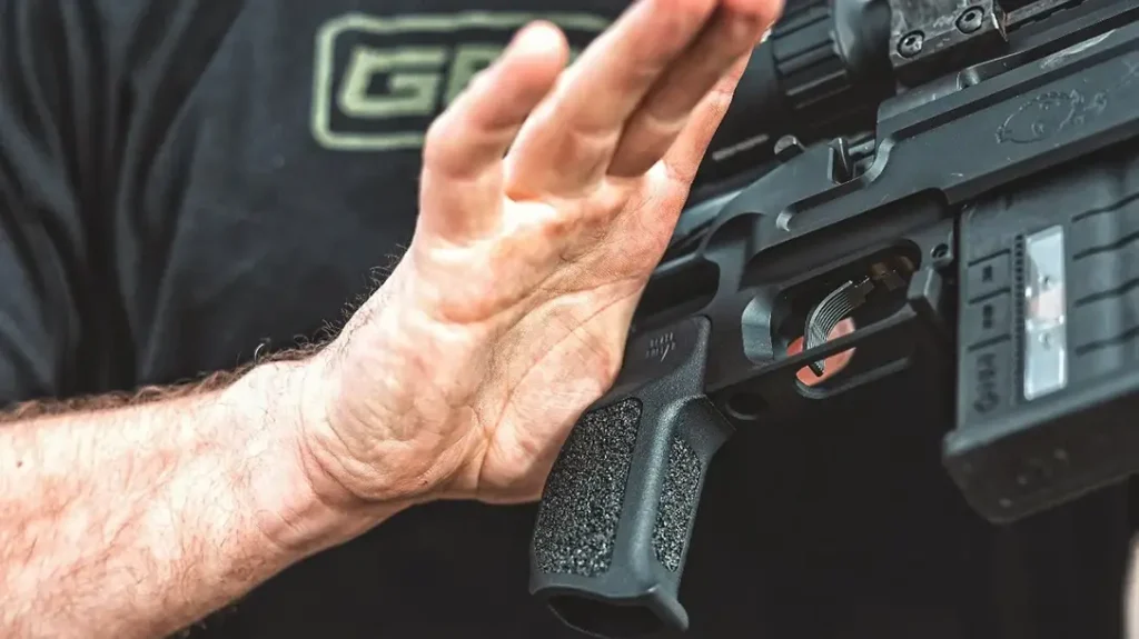 The Gen 2 Priapus Grip  is textured.