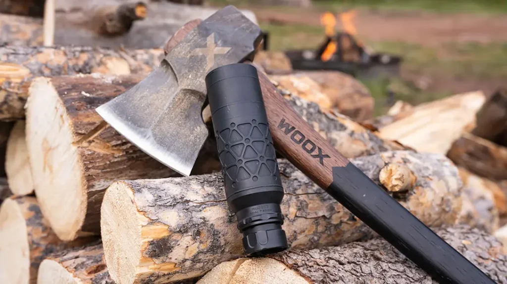 The Rugged Axial reduces gas blow back.