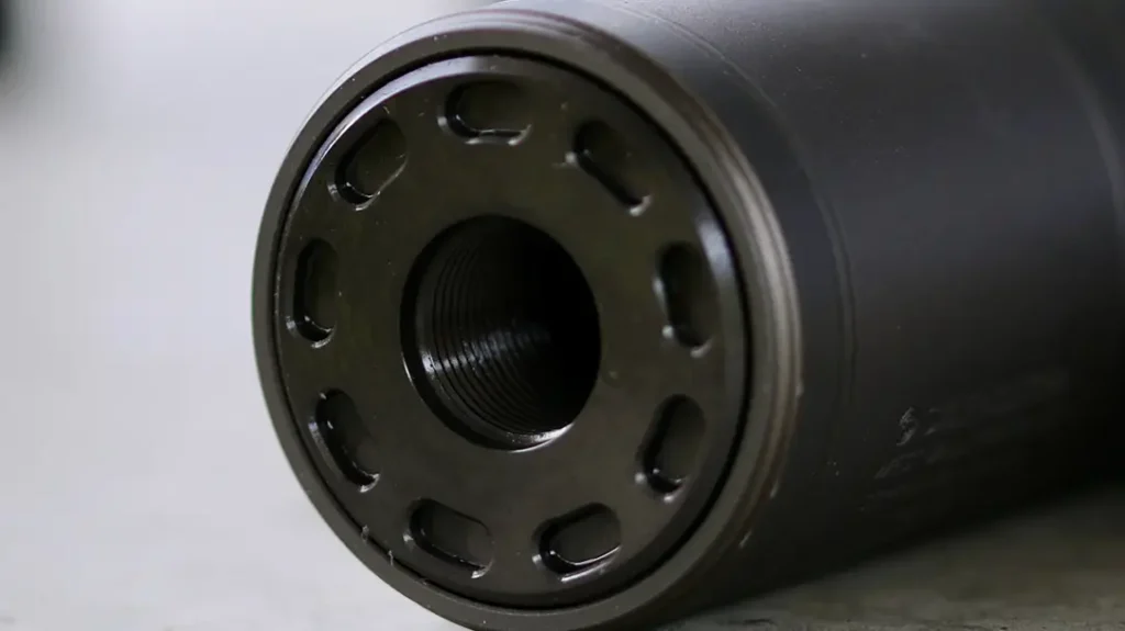 The SilencerCo Scythe-Ti has different mounting options.