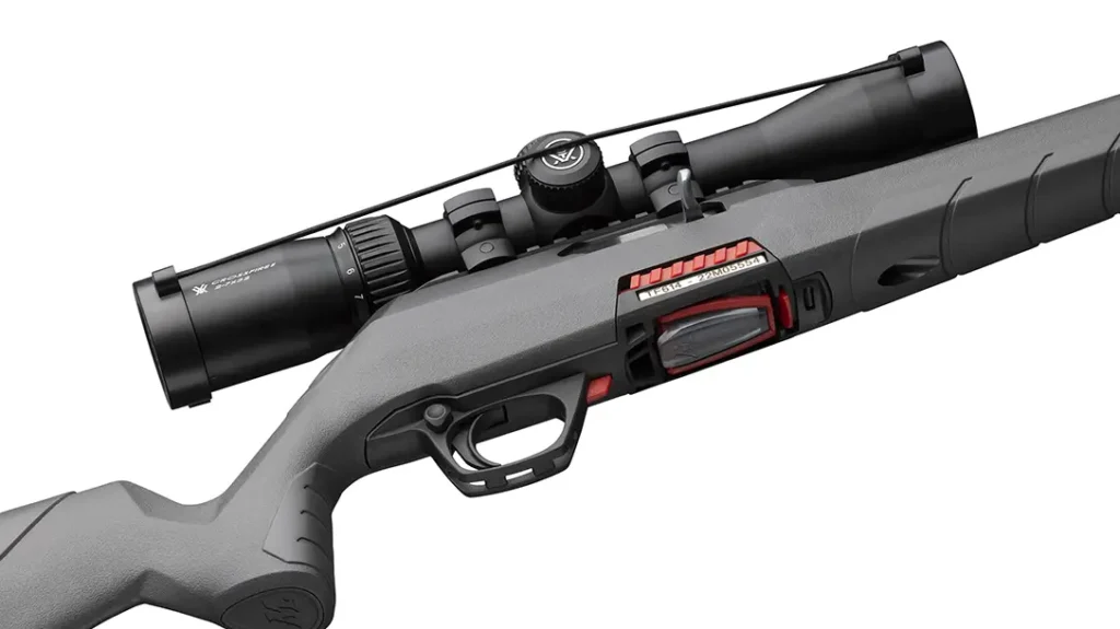 The Winchester Wildcat is a lightweight 22 rifle.