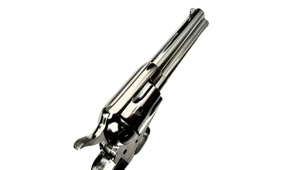 Cimarron’s Nickel Plated Arizona Rangers Big Iron.