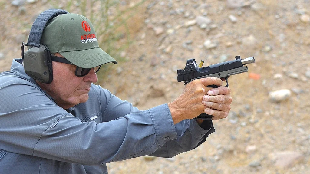 Fink’s Custom Guns Gunsite Performance Pistol is conceptualized as a working gun designed for carry and self-defense.