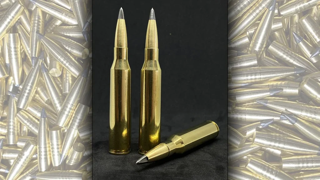 The Armor Penetrating Cavitator bullets themselves are made from solid brass.