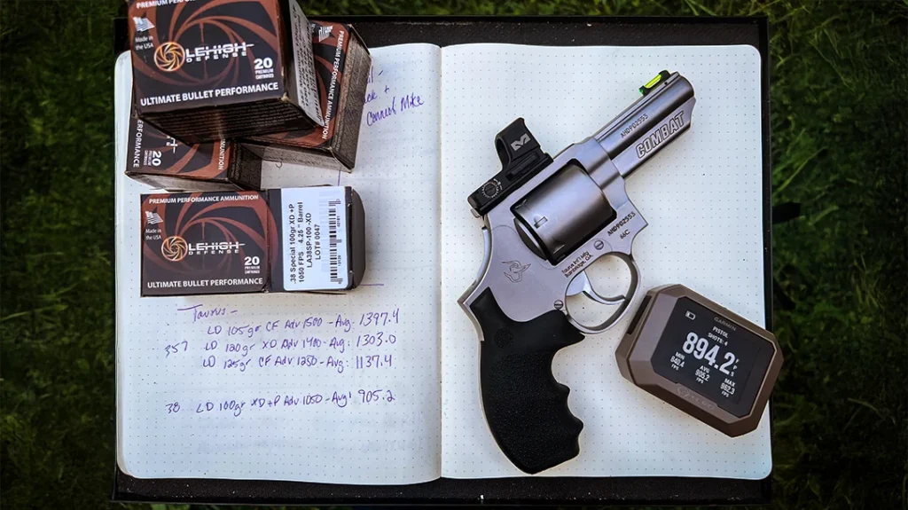 The author took the Taurus 66 Combat to the range with a tray of Lehigh Defense loads and put it to work from up close, firing from retention and out to fifty feet.