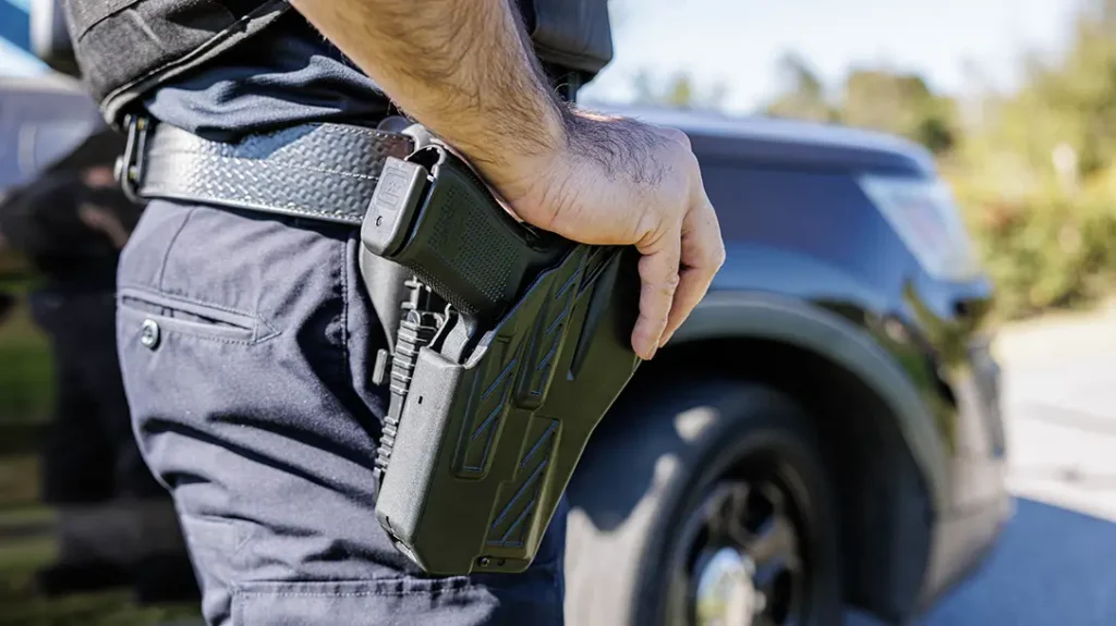 The New Guardian Holster is duty rated.