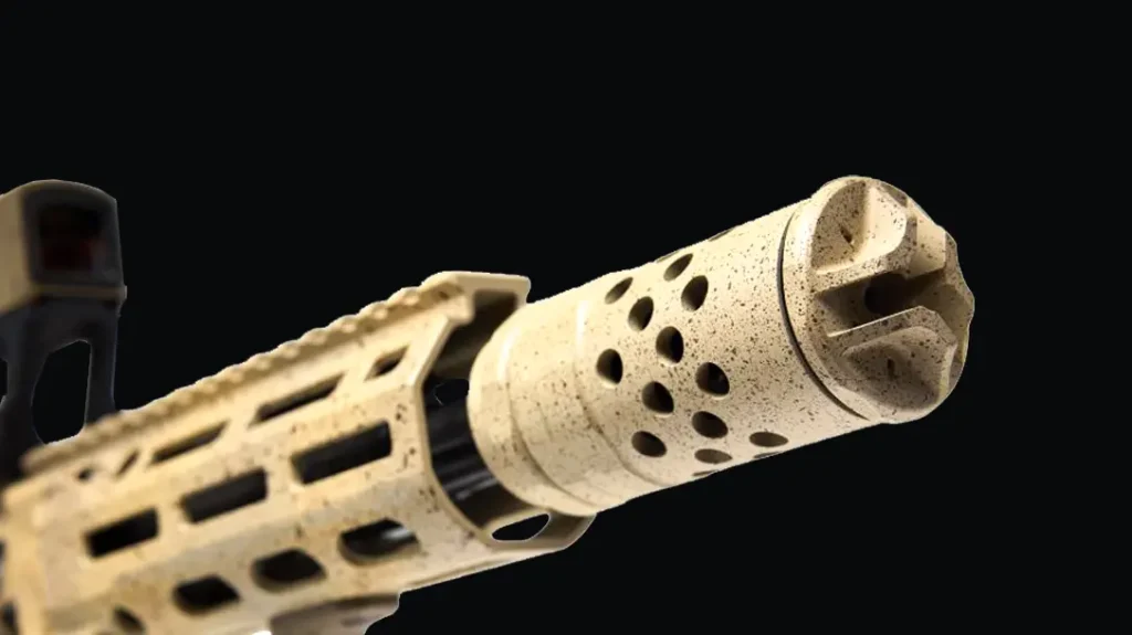 The Daniel Defense Riptide is chambered in 300 Blackout.