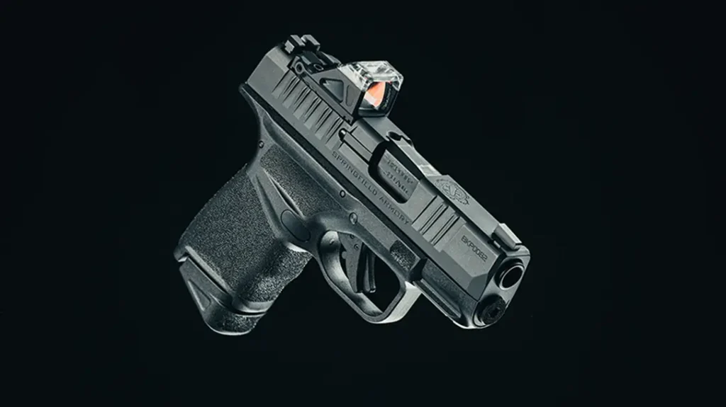 The Hellcat 3-inch Micro-Compact is chambered in .380.