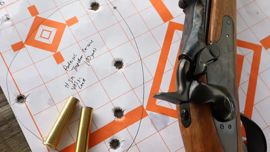 The 1873 Trapdoor Springfield proved to be pretty accurate,