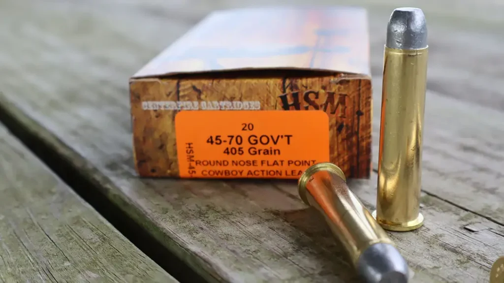 1873 Trapdoor Springfield was tested with .45-70.