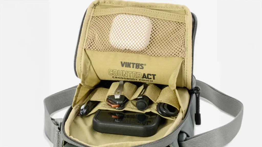 The COUNTERACT CCW Crossbody Bag is compact in size.