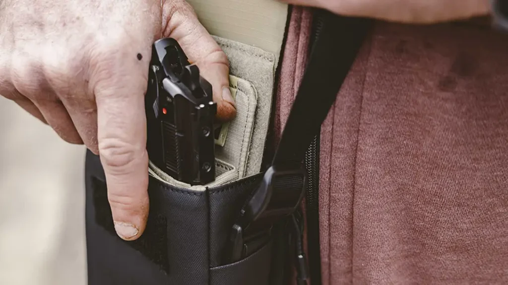 The COUNTERACT CCW Crossbody Bag is for everyday use.