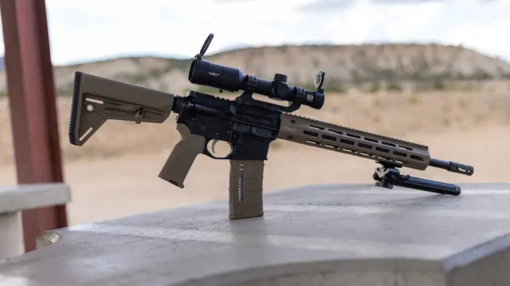 The New Vapor Bipod is lightweight.
