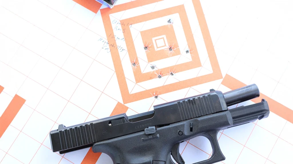 Both handguns produce identical accuracy mechanically, given they have similar features and identical barrel length and sight radius.
