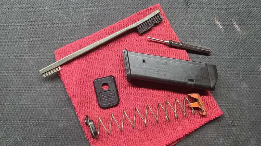 Handgun Magazine Maintenance is essential to make sure the handgun runs.