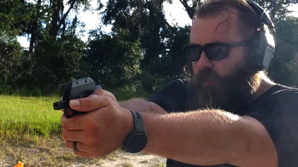 Recoil? There is practically none. Seriously, the gun is incredibly easy to control.