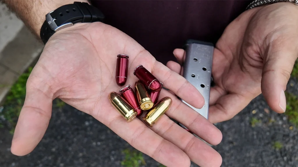 Snap caps dummy rounds are designed to mimic real cartridges and are the perfect tool here.