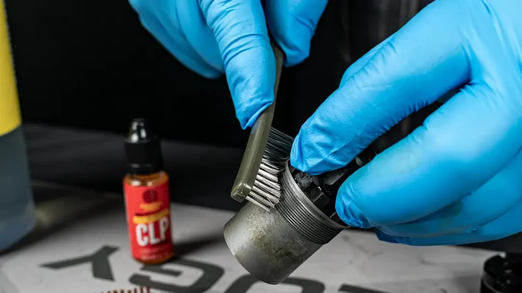 The Otis Suppressor Cleaning Kit comes with everything you need.