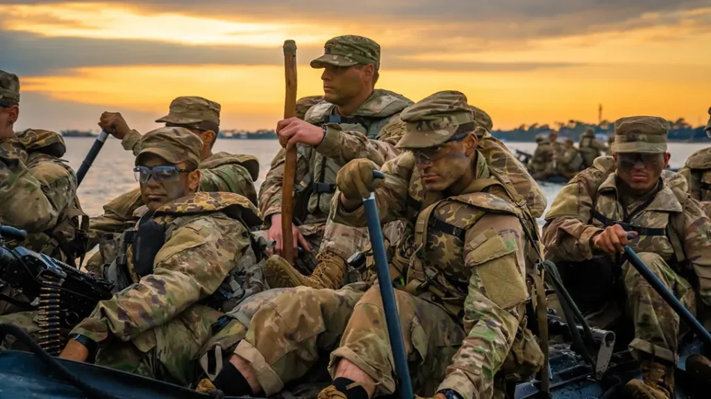 US Army Ranger School Swamp Phase.