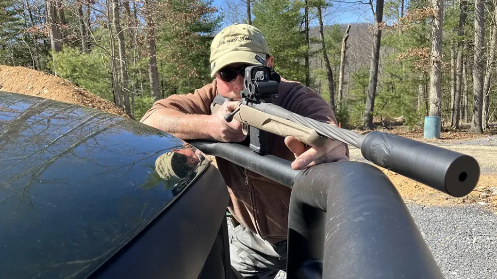 Field testing with the Ruger American G2 Ranch consisted of Echo Valley Training Center’s Jungle Walk Range.  