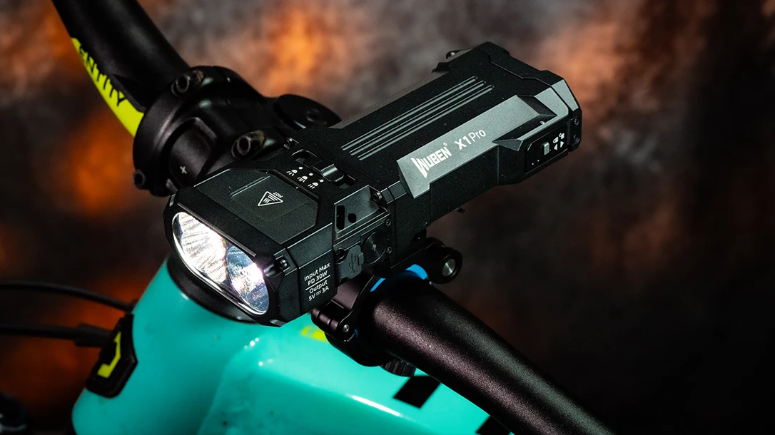 The wuben x1 pro makes a great bike light.